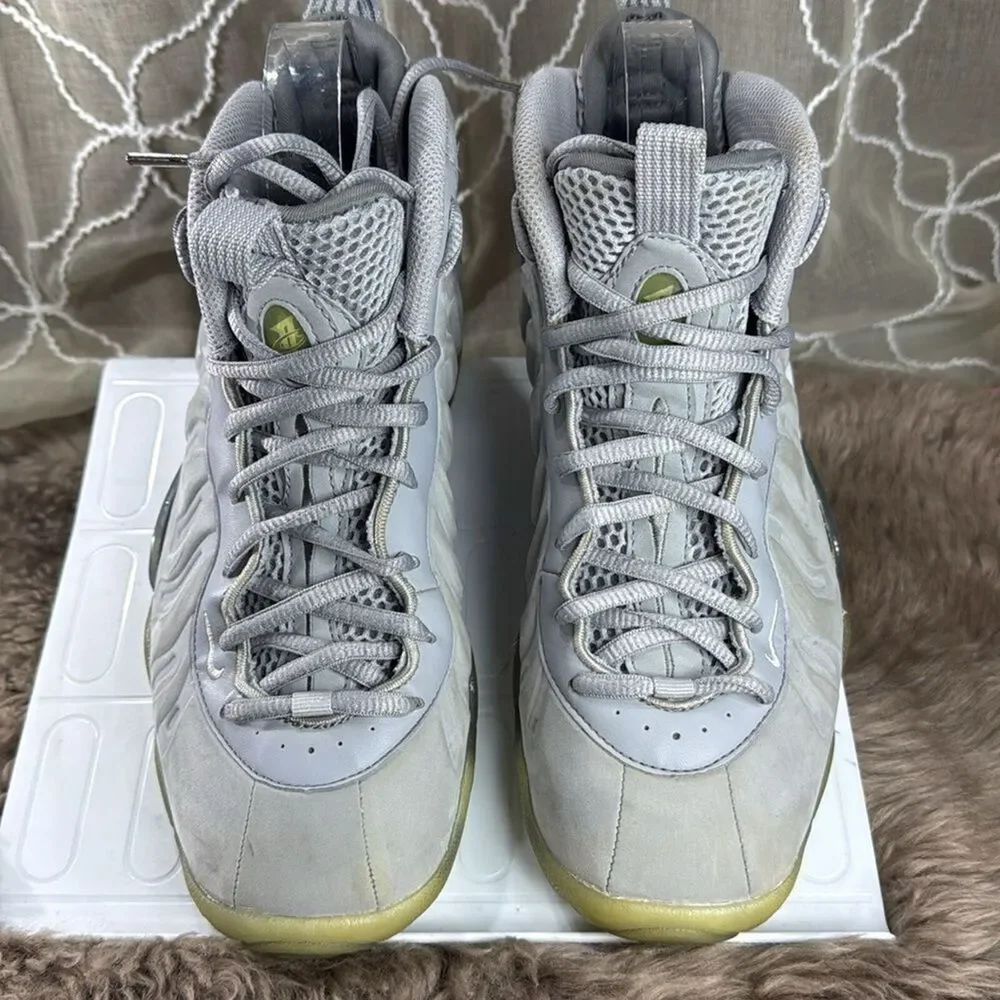 (E3) Nike Air Little Posite One PRM Foamposite Wolf Grey suede GS 2015